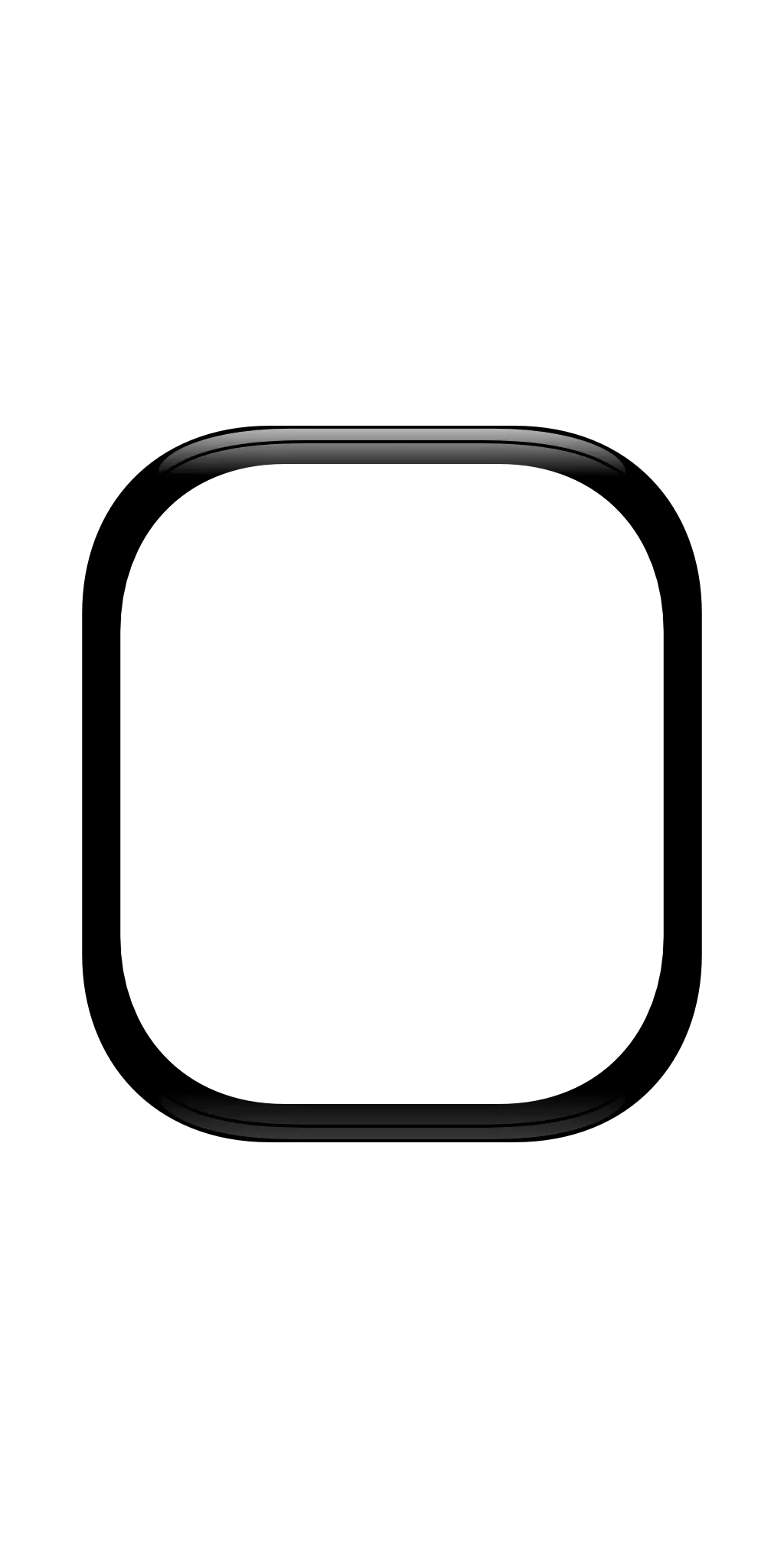 Watch face front